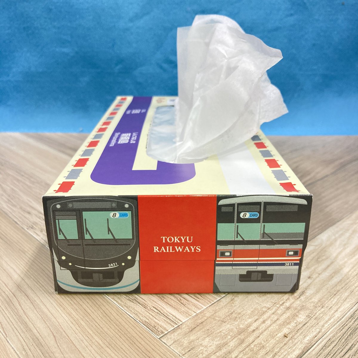 東急新横浜線開業記念ボックスティッシュ(3000系・3020系) | TOKYU STYLE