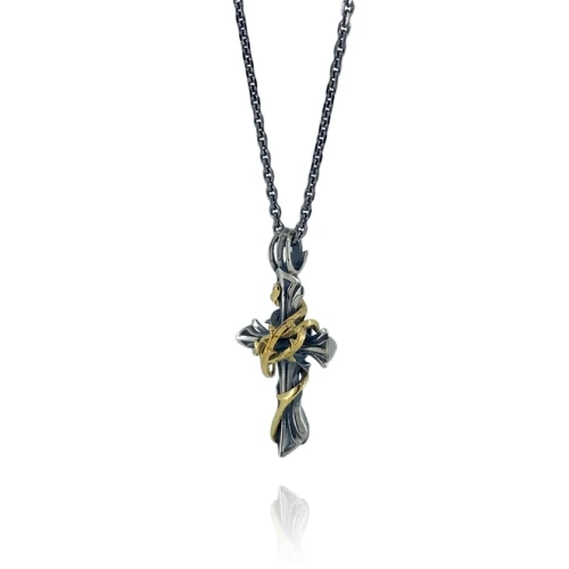 エムズ コレクション M's collection クロス ネックレス メンズ