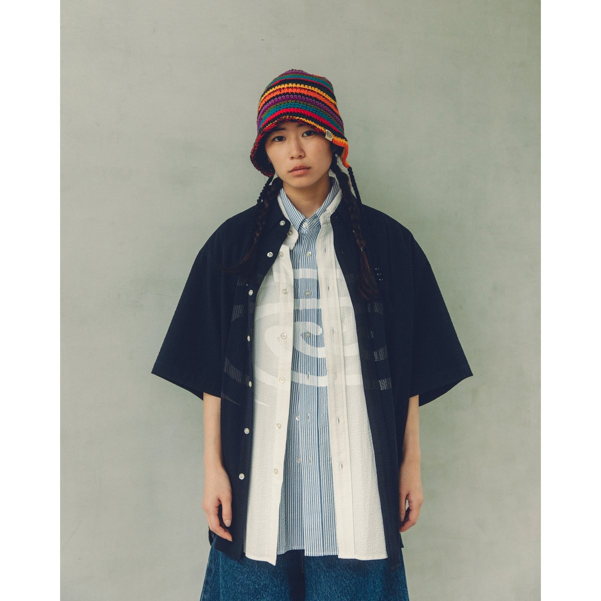 SOL soonerorlater / GURUGURU S/S SHIRTS / STRIP