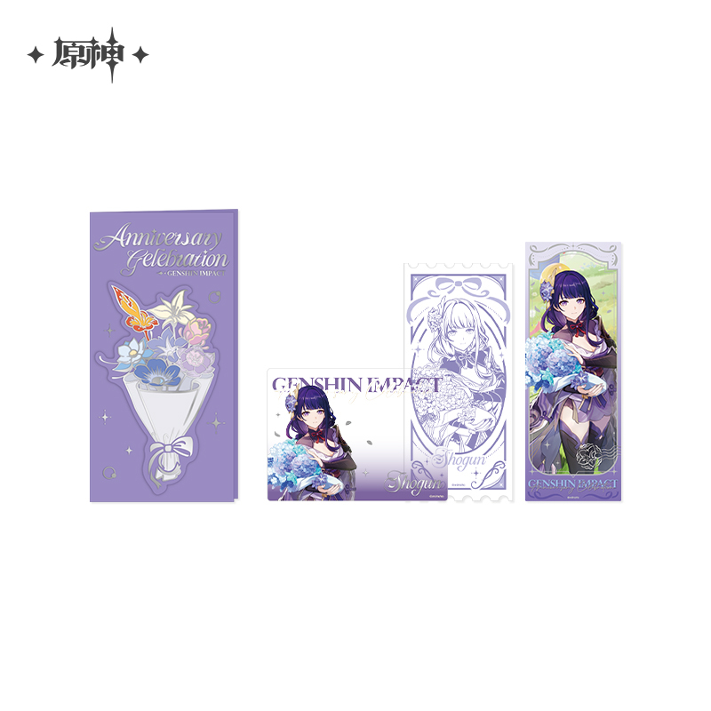 原神 miHoYo 周年記念シリーズ 記念チケット&カードセット 五周年