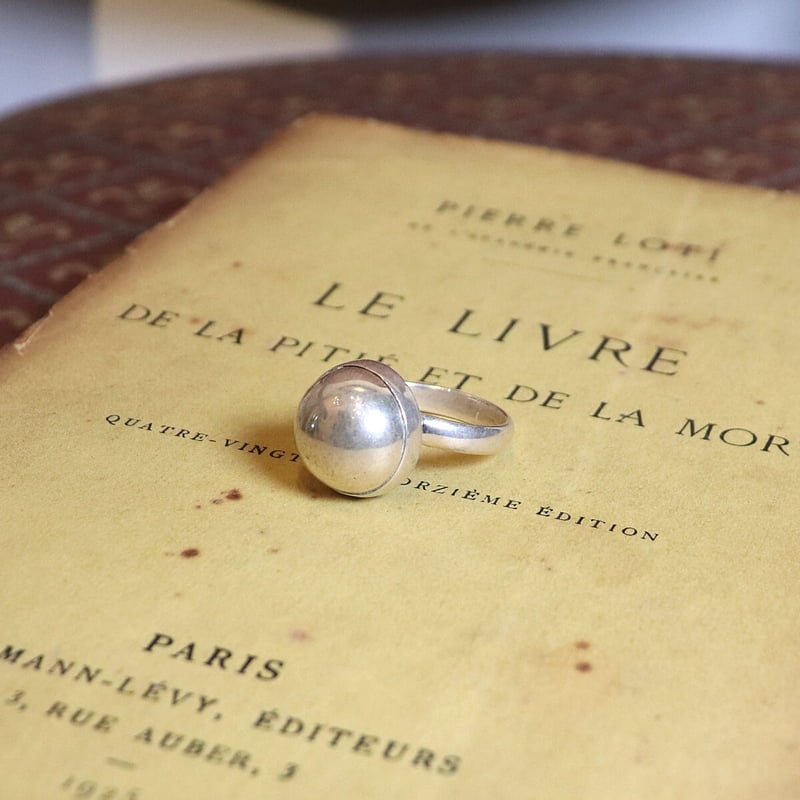 メキシカンヴィンテージジュエリー リング 指輪 17号 シルバー 現地買