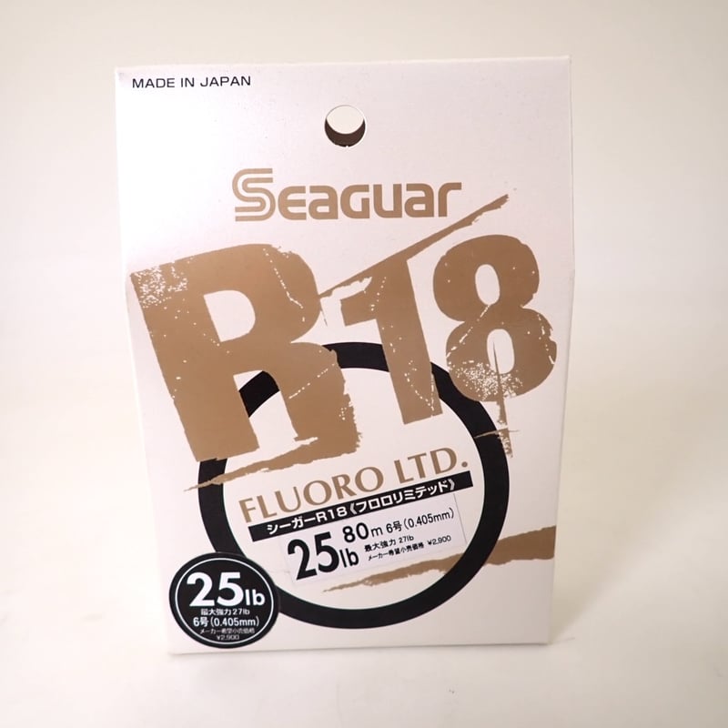 SEAGUAR / シーガー シーガー R18 フロロリミテッド 25lb(6号) 80m.