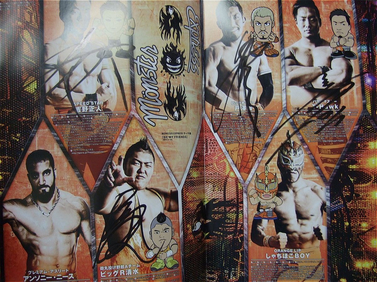 ドラゴンゲートオフィシャルパンフレットVol.49（複数選手直筆サイン