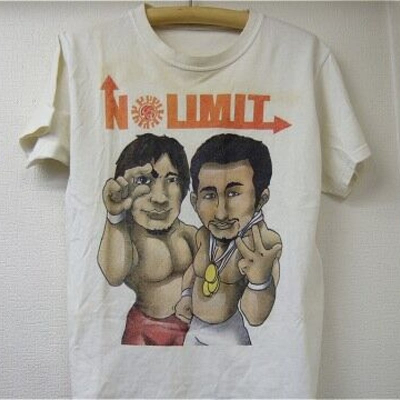 内藤哲也＆高橋裕二郎 NO LIMIT Tシャツ サイズ表記なし （XS～Sサイズ