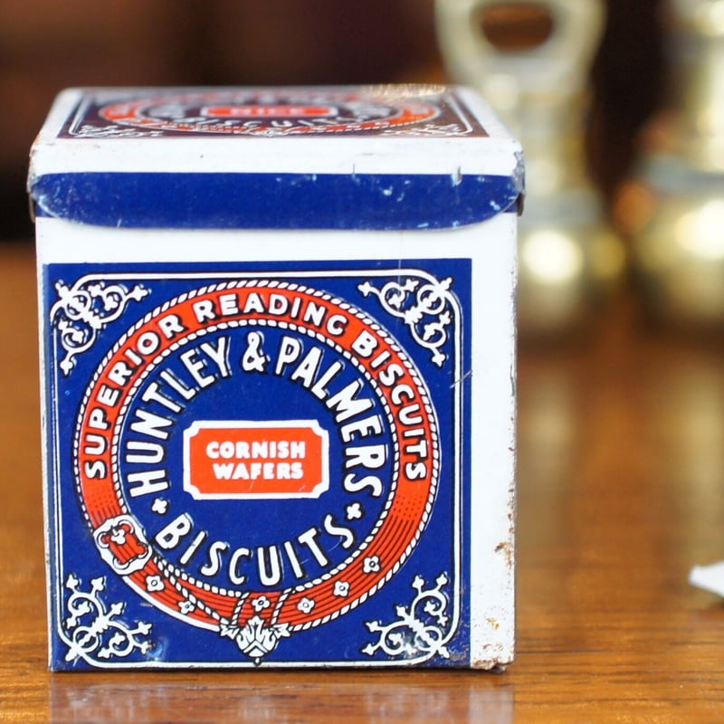 ハントリーパーマーのビスケットカン アンティーク イギリス