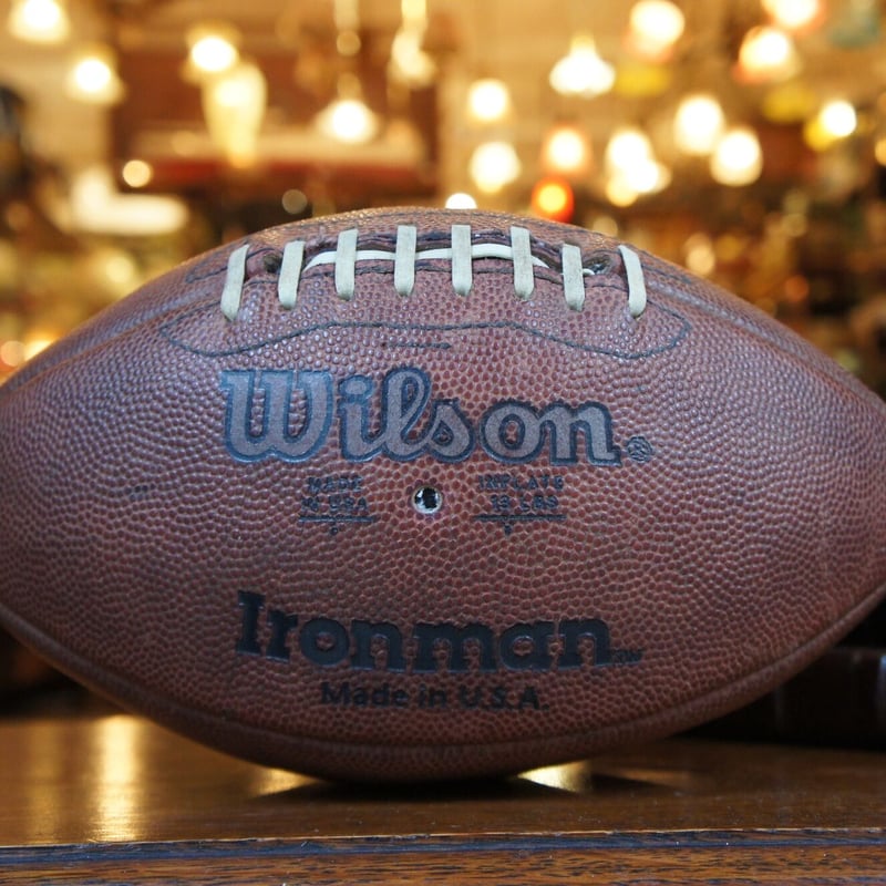 ウィルソンのアメフトボール アメリカ イギリス仕入れ ビンテージ