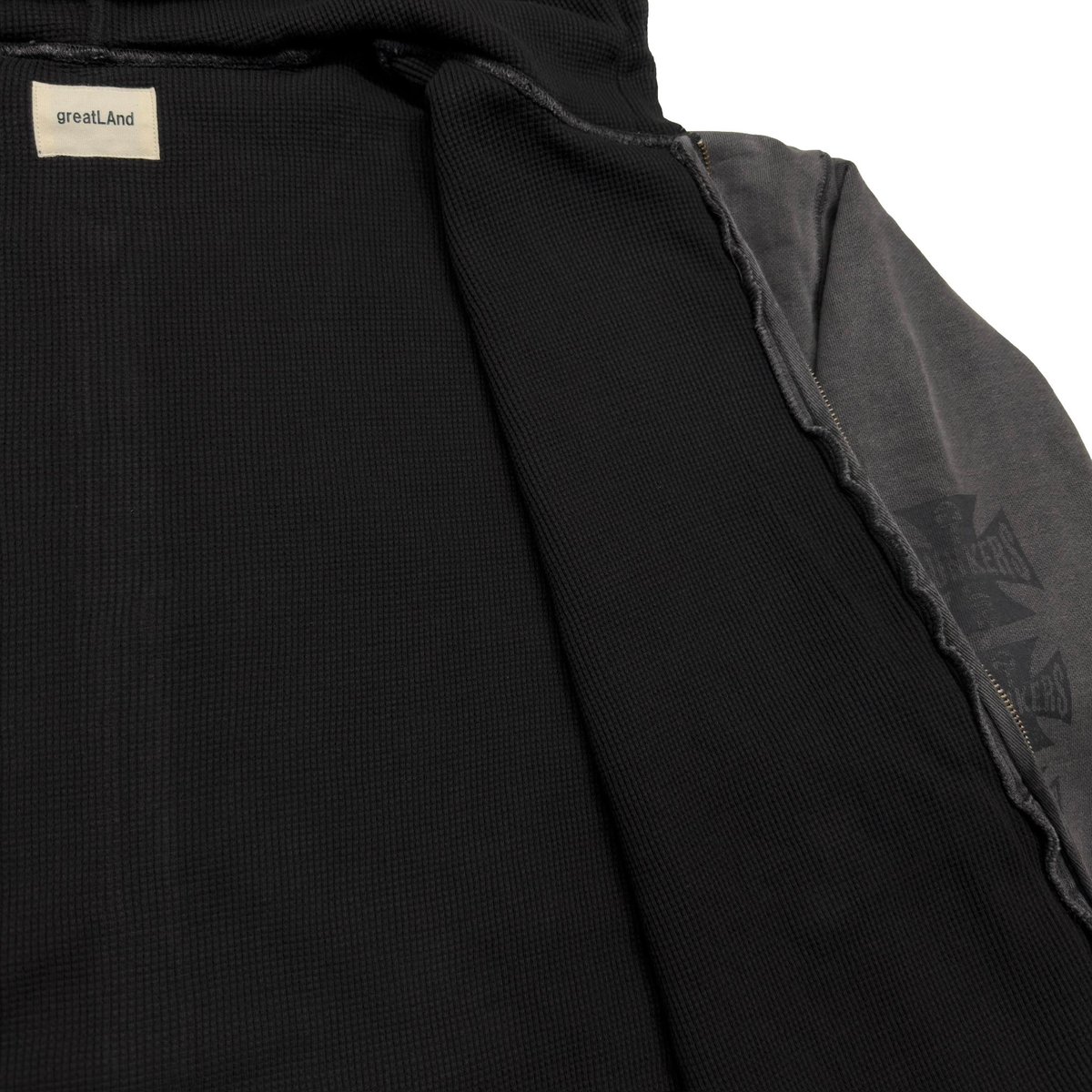 greatLAnd ORIGINAL CLUNKERS ZIP HOODIE / DOUBLE