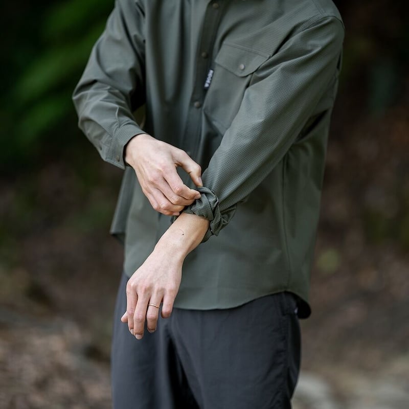 RIDGE MOUNTAIN GEAR Basic Long Sleeve Shirt｜リッジ