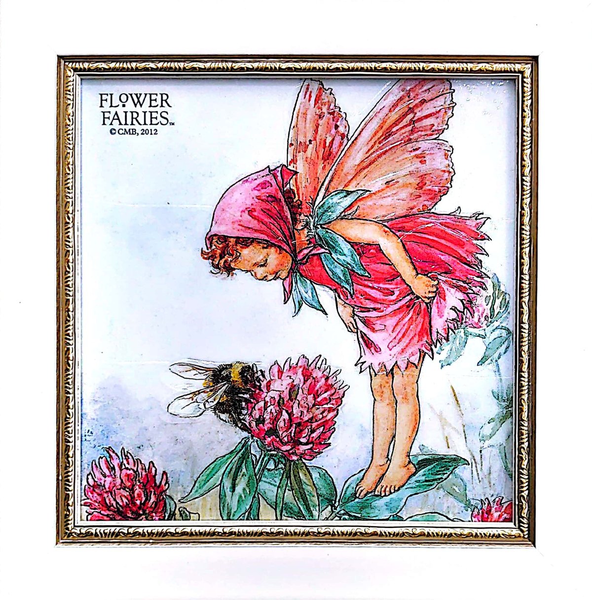 フラワーフェアリーズ ミニゲルアートフレーム“レッドクローバー