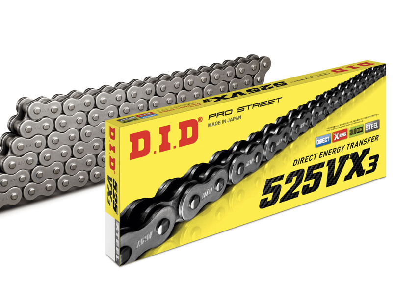 D.I.D(大同工業 ) VXシリーズ チェーン 525VX3 スチール (カシメ(ZJ