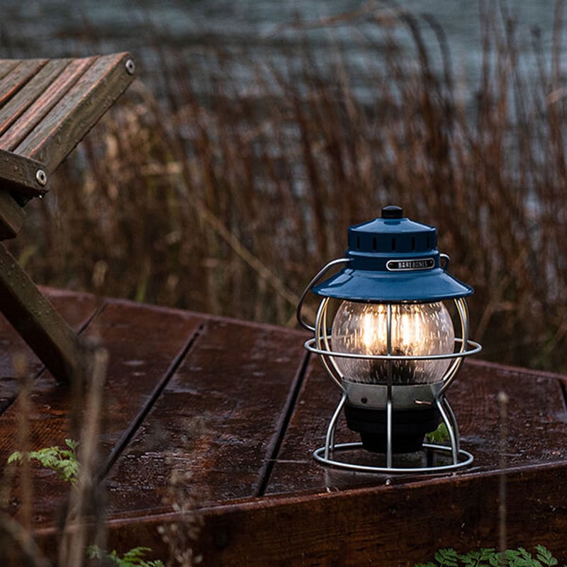 BAREBONES* Railroad Lantern Ocean Blue | 3PEAK