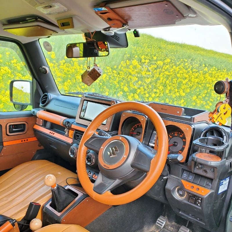 フロアコンソール左右パネル] 新型ジムニー/シエラ/ノマド | TURF&CAMP