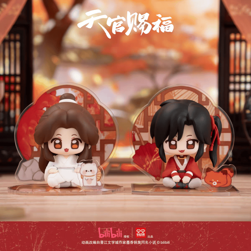 天官賜福アニメ 玩点無限 フィギュア&アクリル背景セット（同窓共影