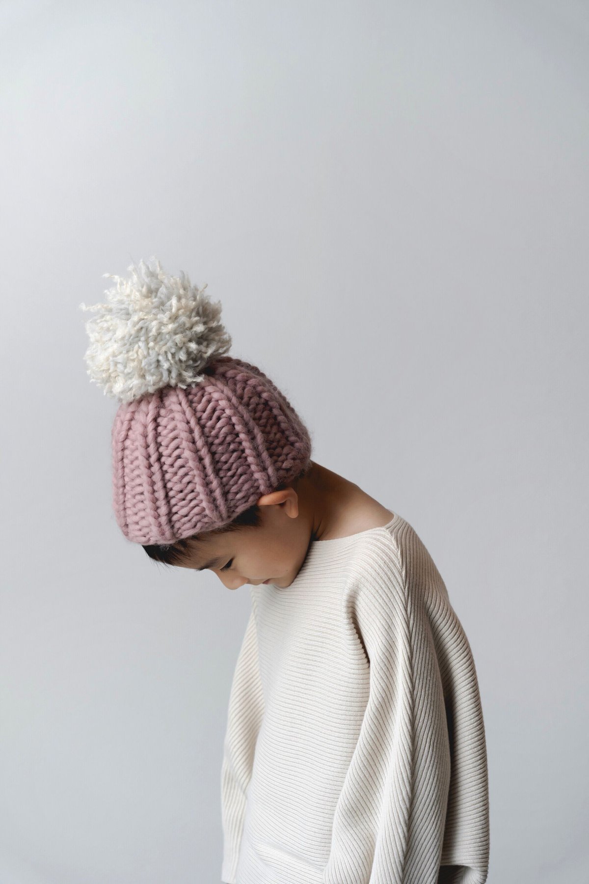 Plump Pompom マシュマロ（color スモーキーピンク） 選べるポンポンの