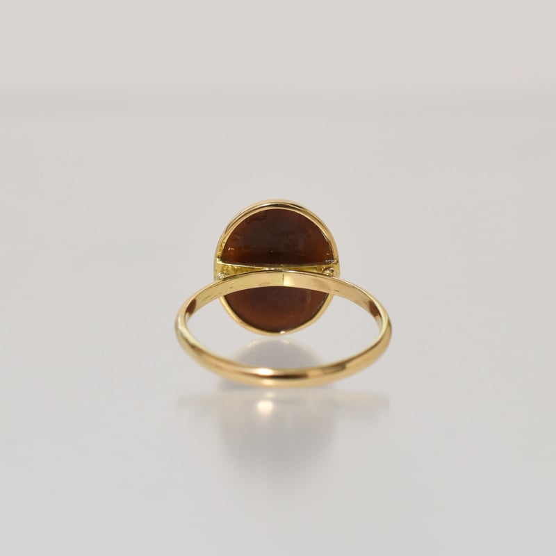 K18 シェルカメオ リング | atelier tad