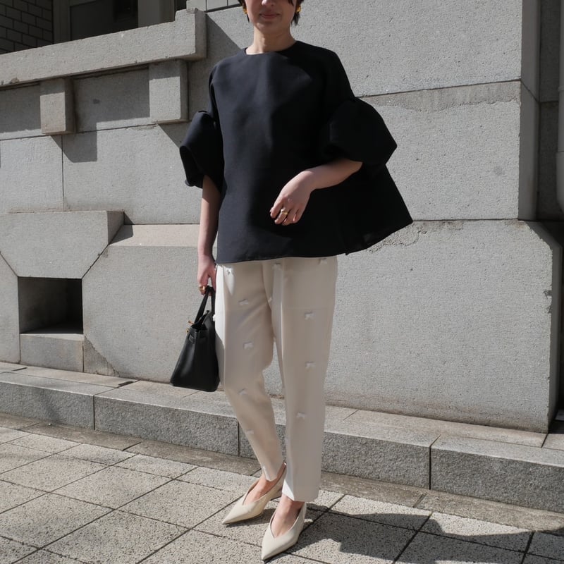 Whip Ballon Sleeve BL black | HEVE