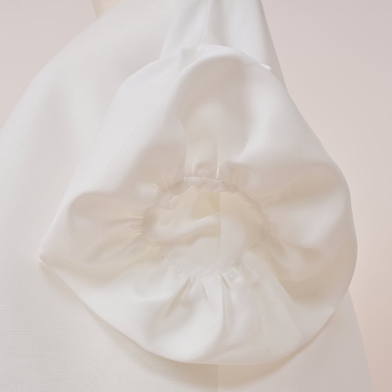 Whip Ballon Sleeve BL white | HEVE