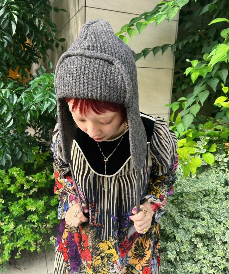 FUMIE TANAKA フミエタナカ ear cover knit cap 【公式通販】