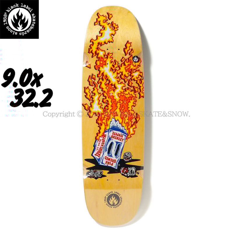 Black Label Skateboards Elijah Akerley FIRE BRE