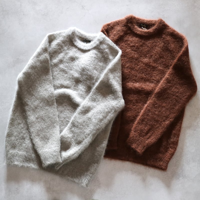 モヘアクルーネックプルオーバー／R&D.M.Co- | ovede