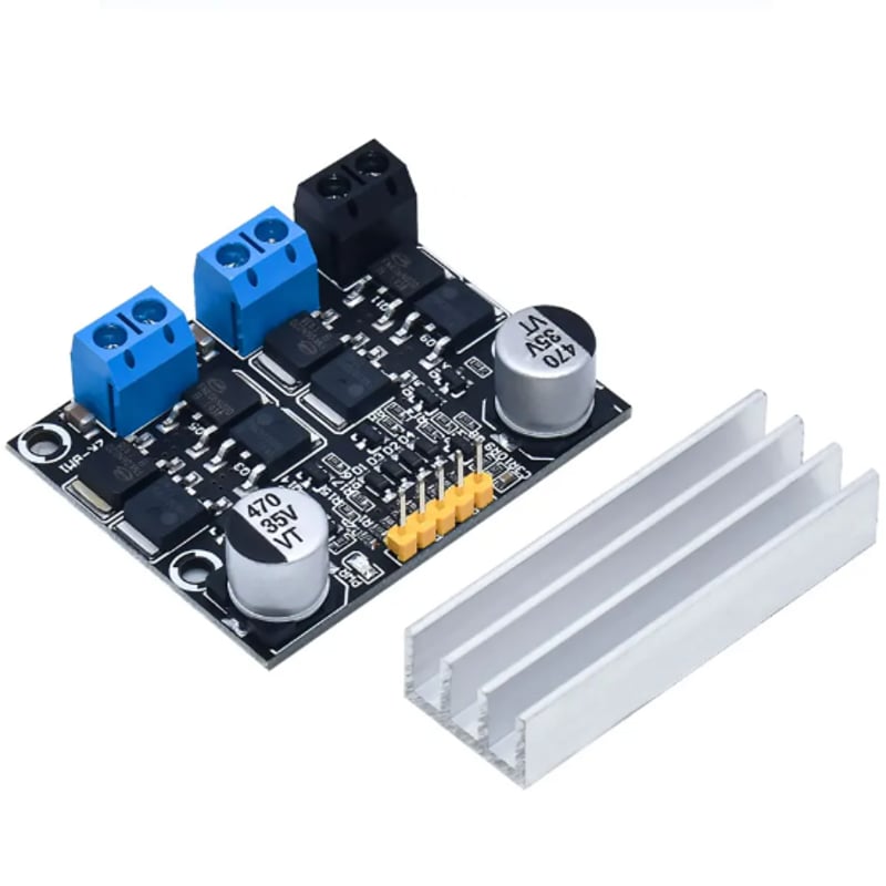 デュアルDCモータードライブモジュール (10A) | 電子工作ステーション