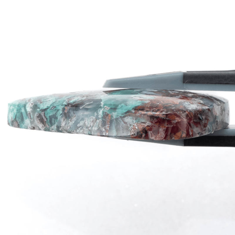 鮮やかインクルージョン】コッパークリソコラインカルセドニー 28.7ct