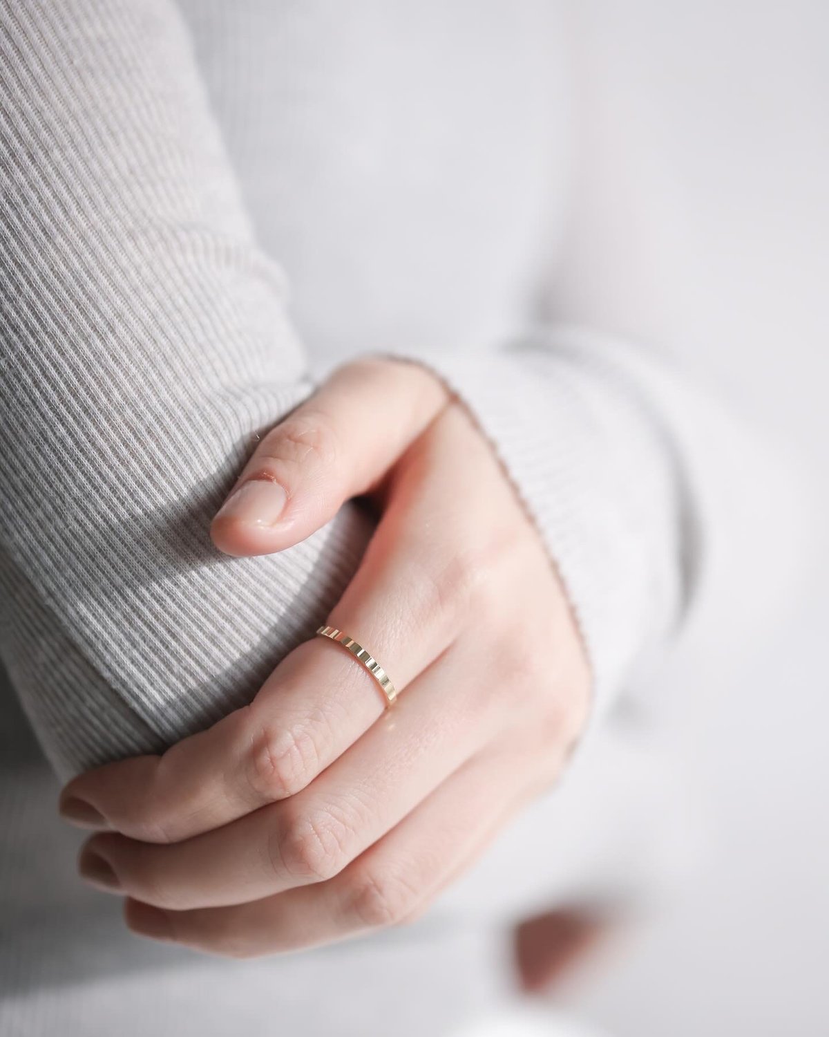 廃盤/クラシックベゼルリング/K10YG | peau_jewelry