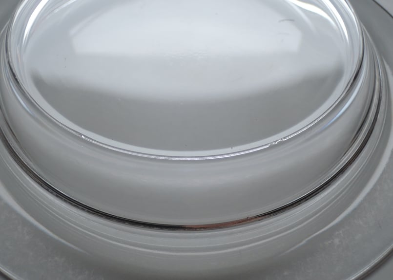 Nuutajarvi カイ・フランク Ruuturitarプレート クリア