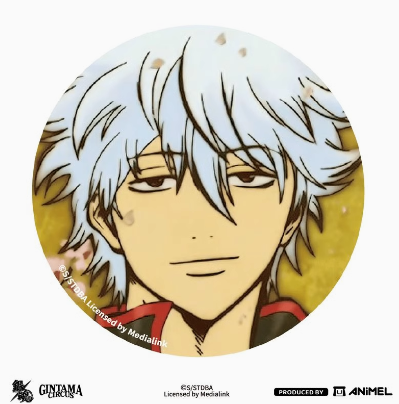 銀魂「20周年シリーズ」坂田銀時 缶バッジ | Nekotani