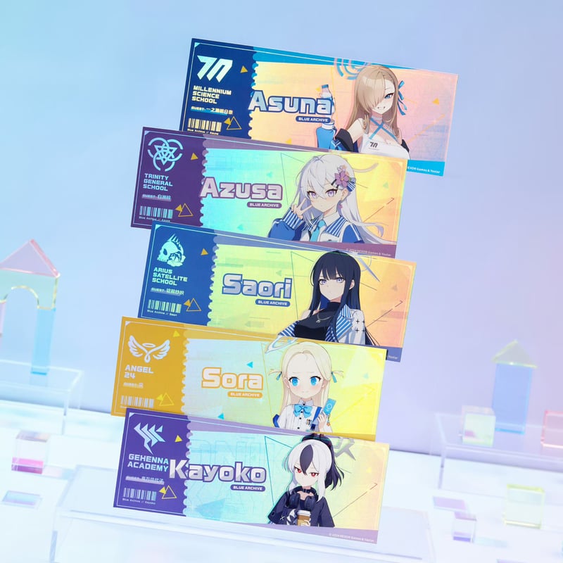 ブルーアーカイブ x 中国ローソン チケットセット | Nekotani