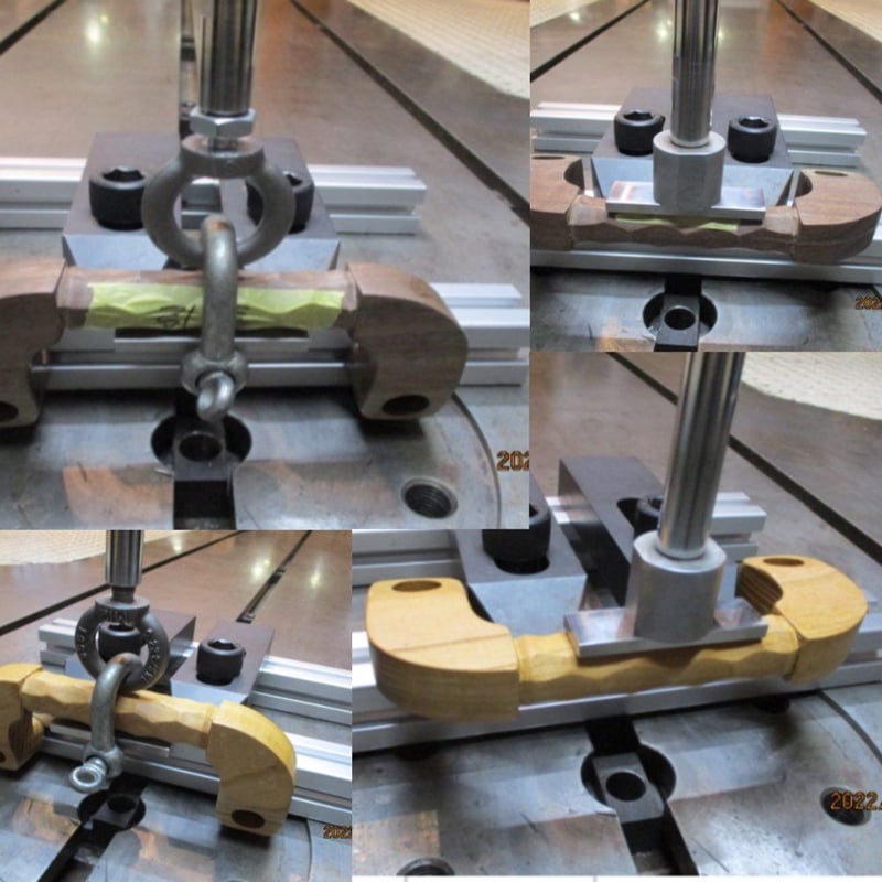 ウォールナット】 200系 ハイエースAピラー用アシストグリップ 2本