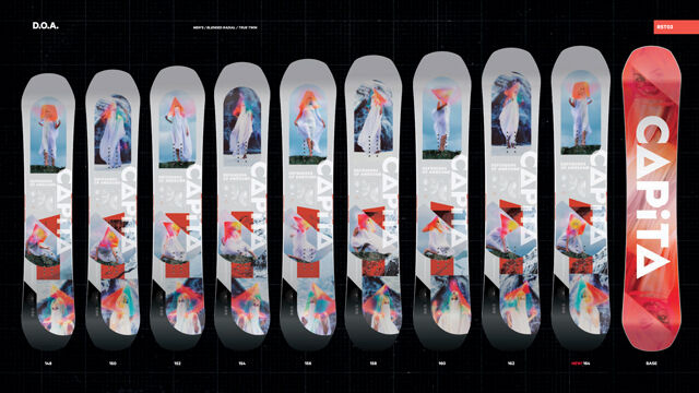 正規品】22-23モデル【CAPITA キャピタ】スノーボード 板 DOA