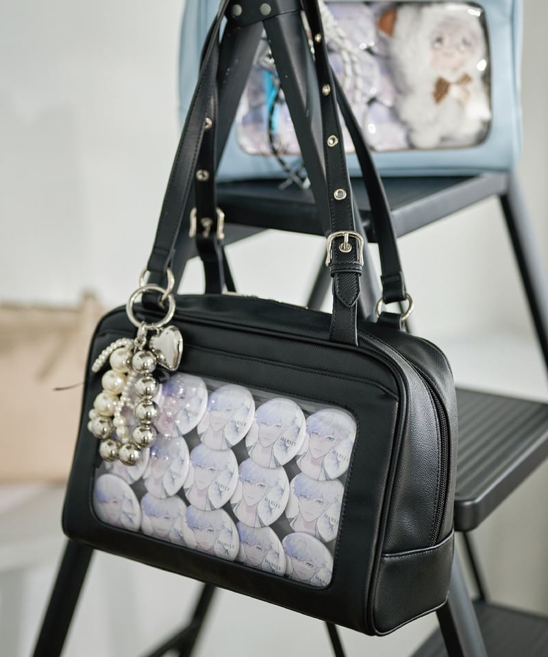 フラップボストンバッグ（Black） | MARSLY