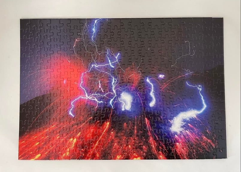 ジグソーパズル（火山雷） | 桜島ビジターセンター Museum Shop