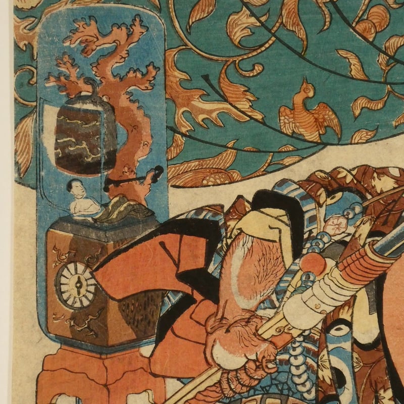 一勇斎国芳 通俗水滸伝豪傑百八人一個 模著天杜遷/ICHIYUSAI KUNIYOSHI