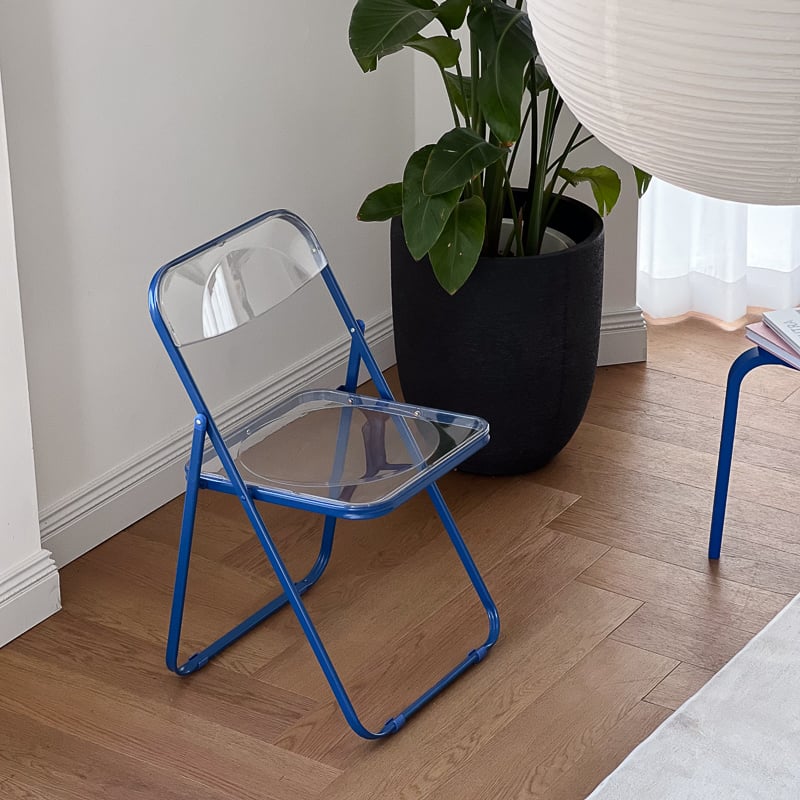 chair-03090 カラーフレーム クリア フォールディングチェア | ART OF