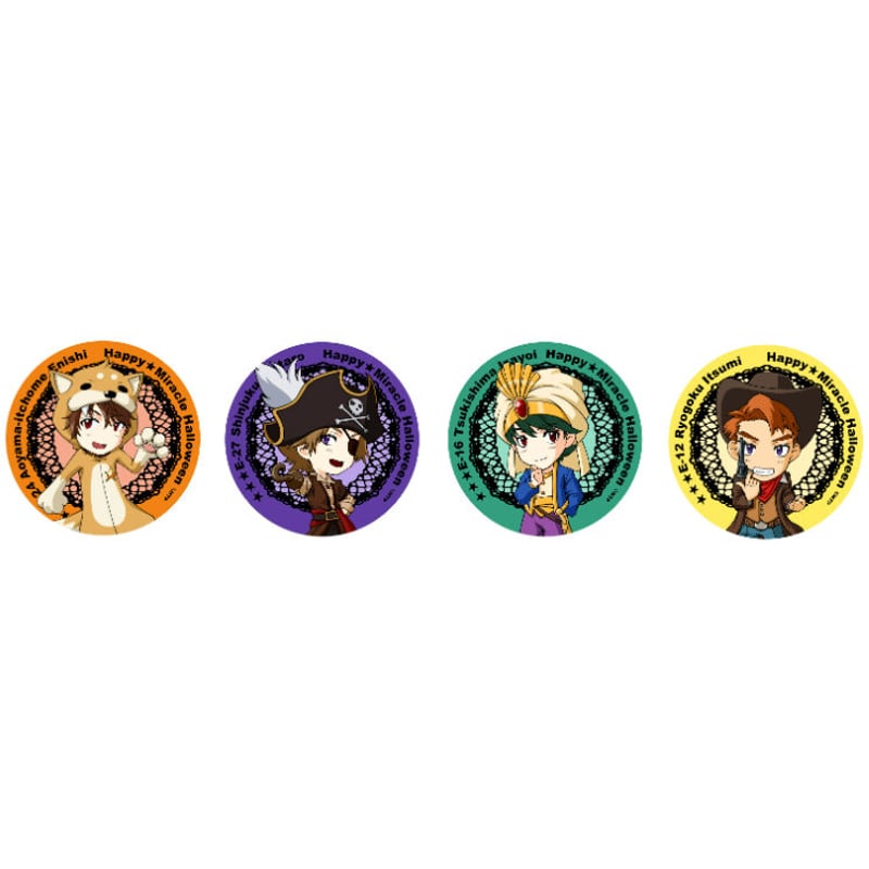 ハッピー☆ミラクルハロウィン ビッグ缶バッジセット＜全2種