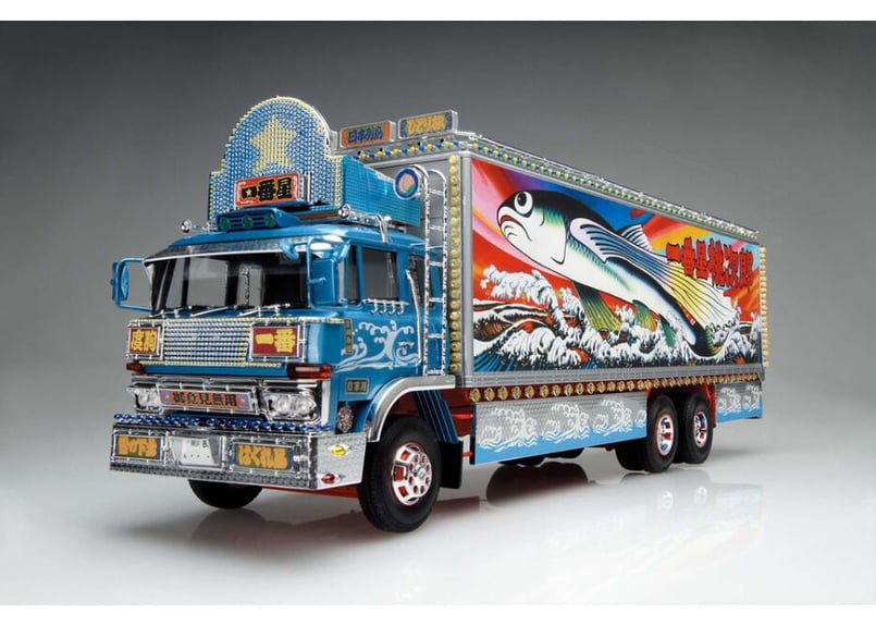 アオシマ 1/32 トラック野郎 No.02 一番星 熱風5000キロ | ウエサカ模型店