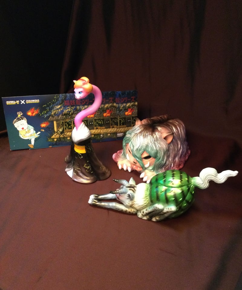 シマックスGoldmoleコラボ】猫妖転シリーズ ろくろ首 夏着物ver