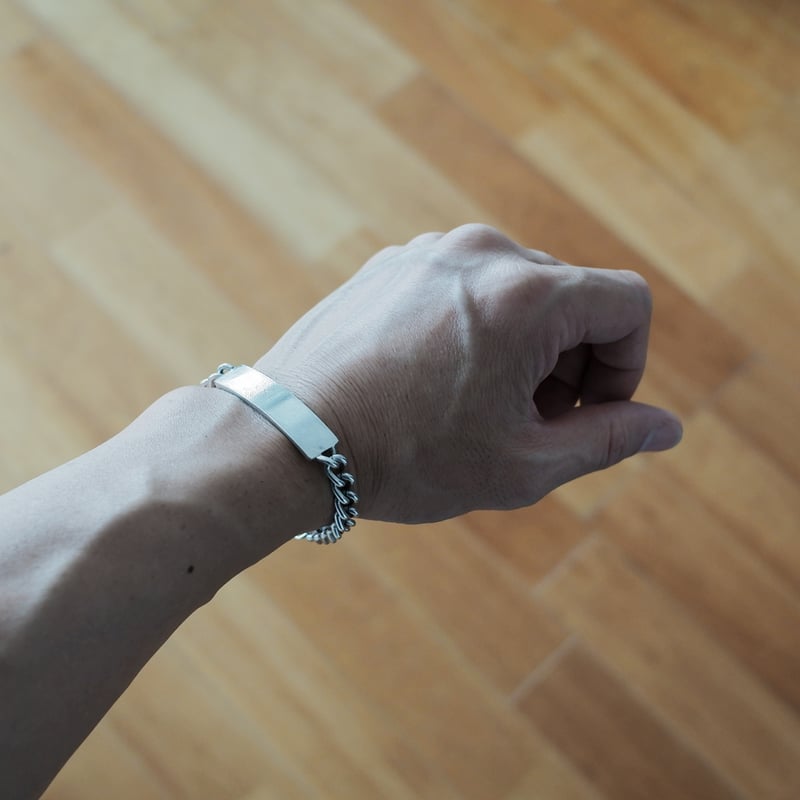 英国製 1990年 ヴィンテージ】IDブレスレット ホールマーク：ロンドン