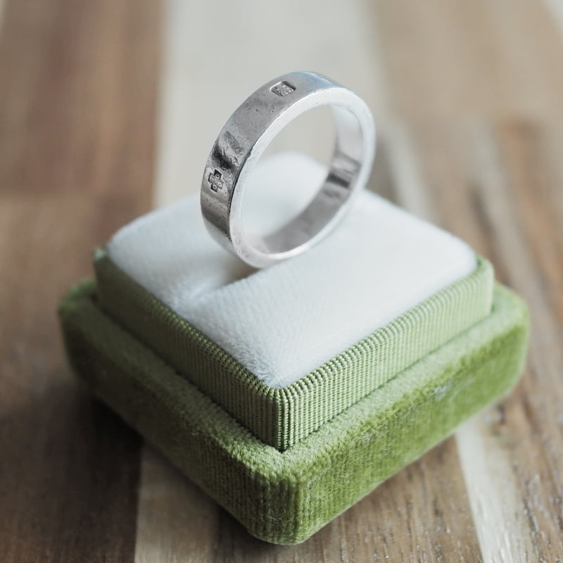 英国製 2000年 ヴィンテージ】シルバー リング ホールマーク