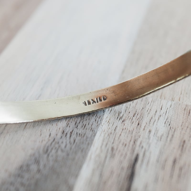 メキシコ製 1990年代 ヴィンテージ】シルバーバングル s28 | old silver