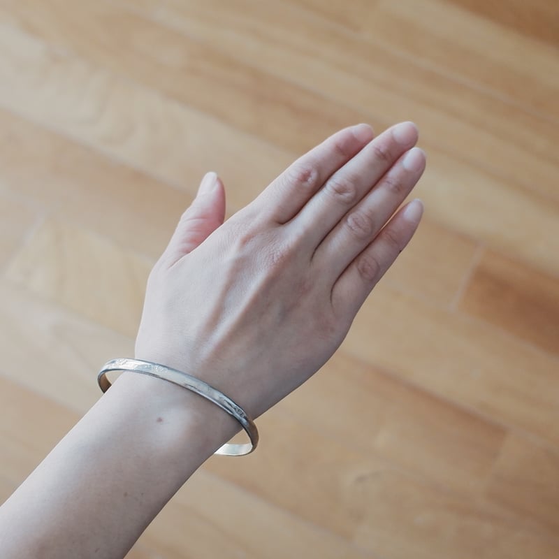 メキシコ製 1990年代 ヴィンテージ】シルバーバングル s28 | old silver