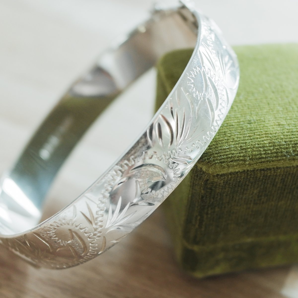 英国製 1973年 ヴィンテージ】シルバー バングル ホールマーク