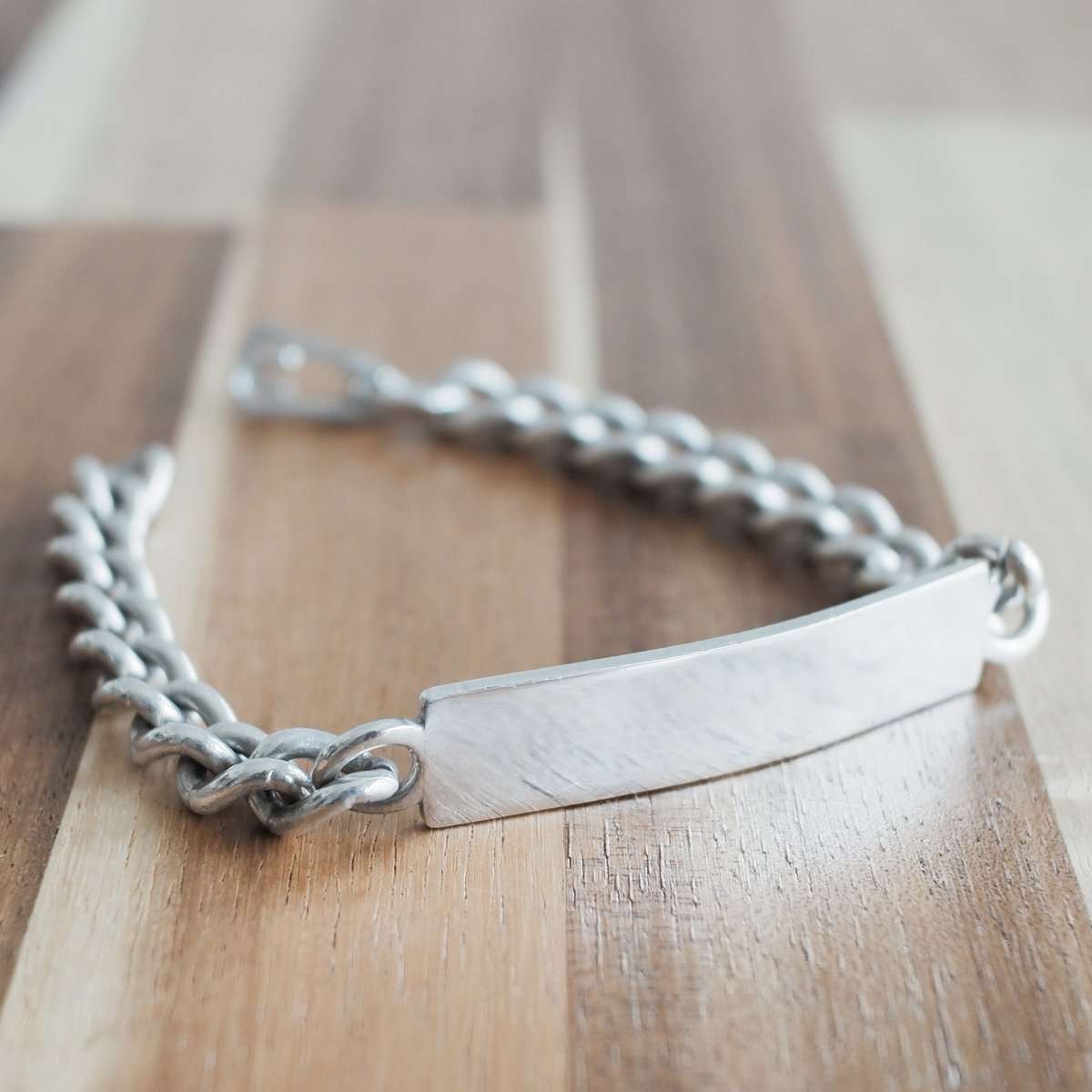 英国製 1976年 ヴィンテージ】IDブレスレット ホールマーク