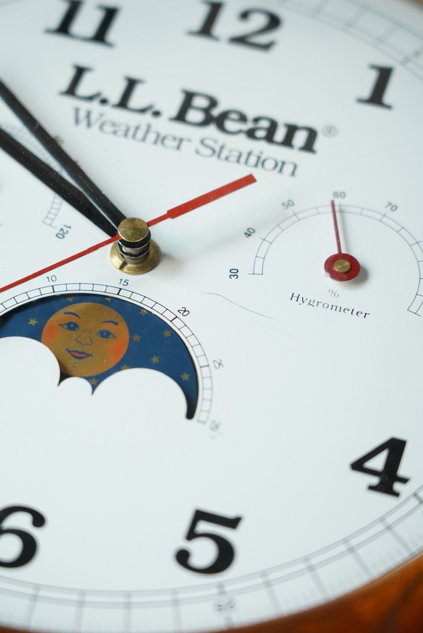 L.L.Bean Bean's Weather Station Clock | globule