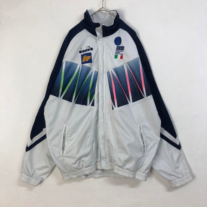 ディアドラ イタリア ジャージ トラックジャケット 刺繍 ロゴ | PEACE TOWN