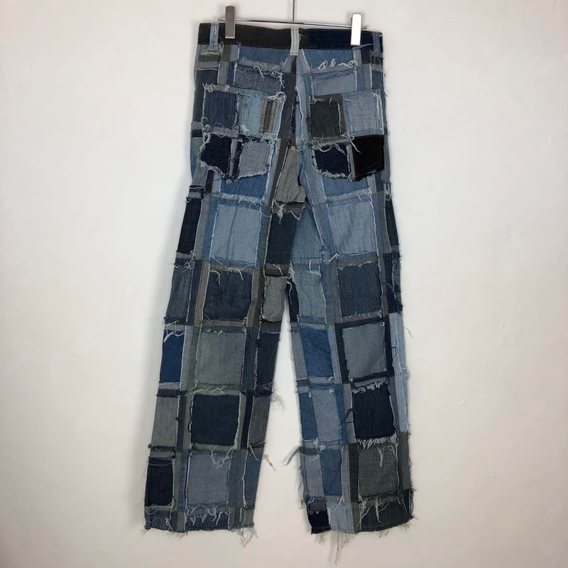リメイク デニム パンツ 再構築 パッチワーク | PEACE TOWN
