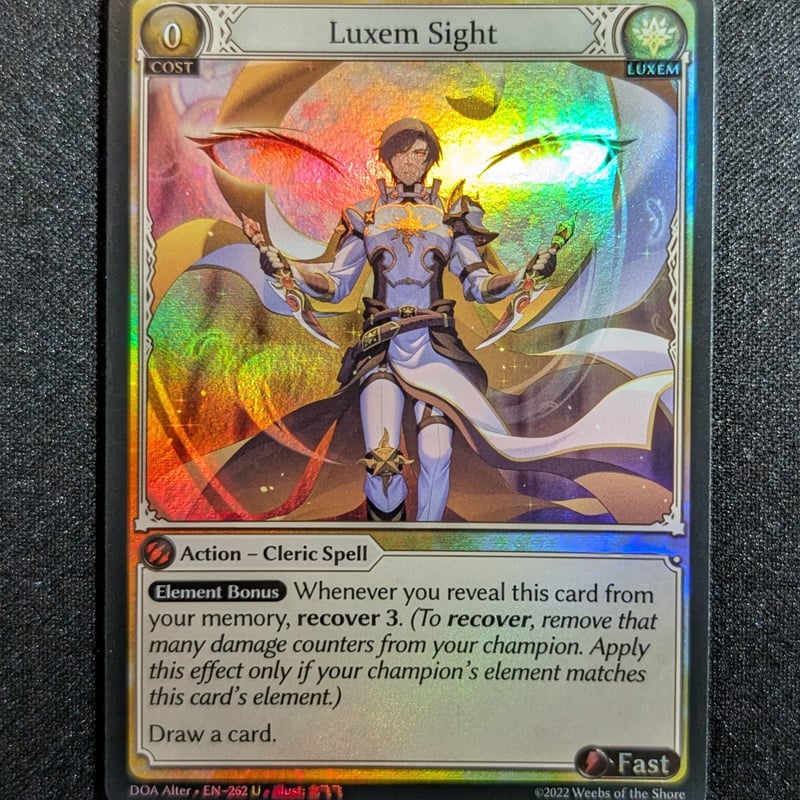 状態A】Grand ArchiveTCG『Luxem Sight Foil』Dawn of