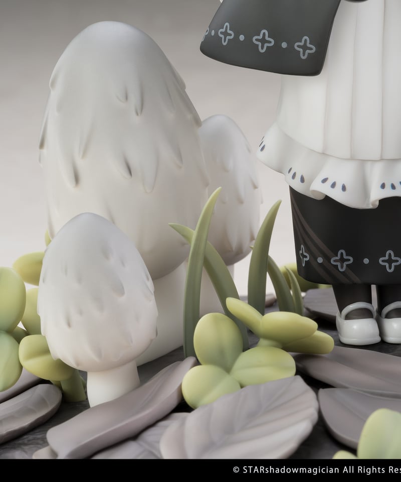 マッシュルームガールズシリーズ No.4 ササクレヒトヨタケ 1/1 完成品